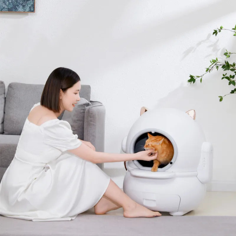 Automatic Self-Cleaning Cat Litter Machine – Smart, Odor-Free & Hands-Free