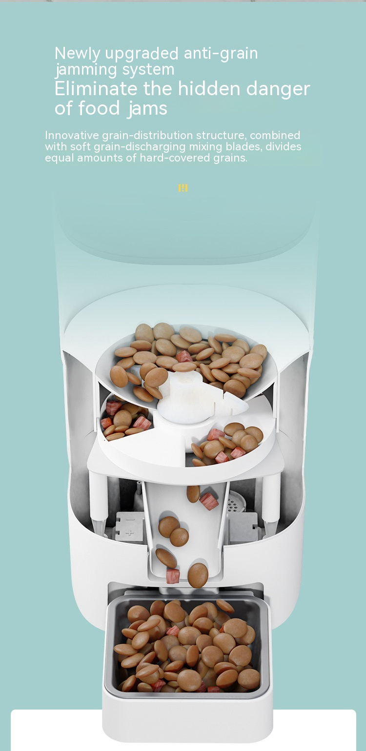 6L Automatic Pet Feeder – Smart Wi-Fi App Control with Optional Camera